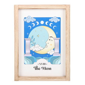 ##The Moon Celestial Dreams Wooden Framed Wall Print
