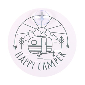 ##Happy Camper Window Sign