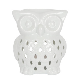 ##White Owl Ceramic Oil Burner