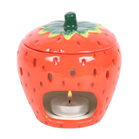 ##Strawberry Ceramic Oil Burner